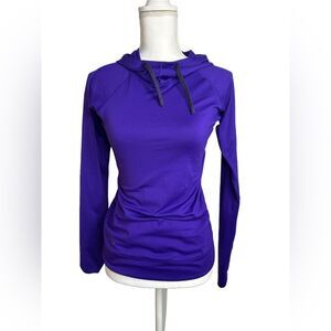 Nike Pro Women’s  purple mock neck hoodie Size XS